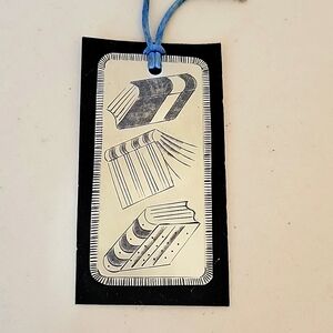 Hammered Metal Bookmark